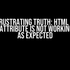 The Frustrating Truth: HTML Input Pattern Attribute is Not Working in Vue 3 as Expected