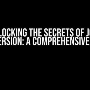 Unlocking the Secrets of Jolt Conversion: A Comprehensive Guide